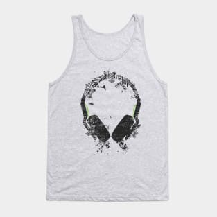 Art Headphones Tank Top